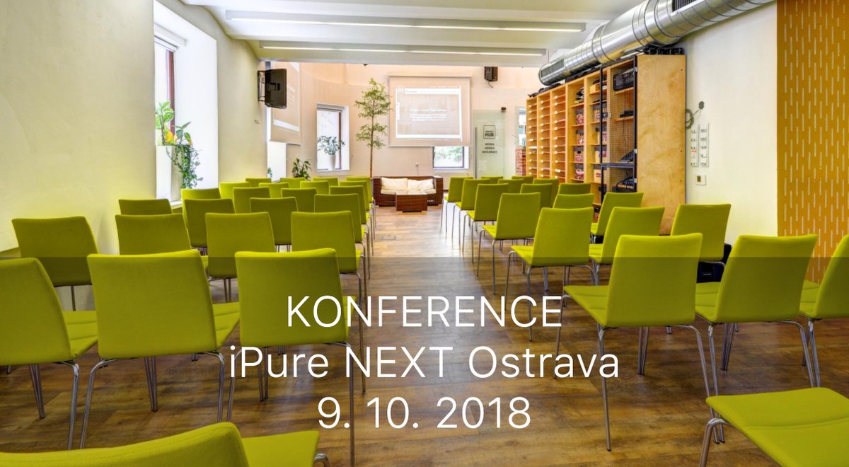 Sedm přednášek, sedm řečníků, užitečné Apple návody, worfklow, inspirace a mnohem více. Přijďte na druhou iPure konferenci 9.10. do Ostravy. Těšíme se na vás. ipure.cz/konference/