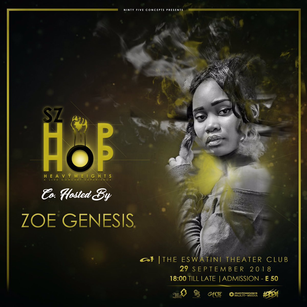 ZoeNonde_'s tweet photo. #swazitwitter We're about to make history!! 🚀 So excited to be co-hosting the #ESHHH with The Dopest @iAmElFoe !!! 😍😍 we have a ground breaking line up with heavyweights; @MP_SD_, @realkingterry, @PsychoLution_1, @LyrikalBusta, @QIBHOqibho  and resident dj @SupaCDQ ✨🌸 https://t.co/53c7eTCtSx