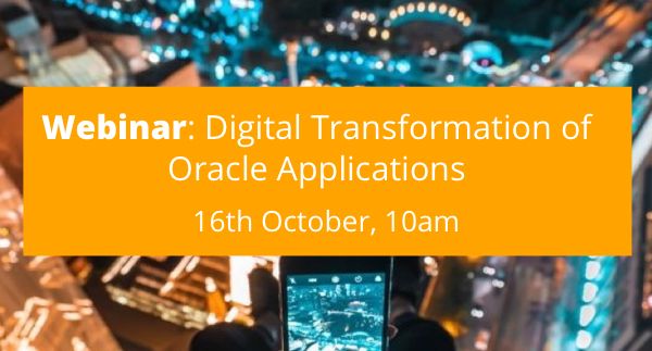 ApplaudHR's tweet photo. What does #digitaltransformation mean to you? Join our webinar on 16th October where we discuss #UX and how #OracleEBS systems can become an asset when your business is faced with significant change. #Oracle #OracleHCM https://t.co/N6RnuPxUfy https://t.co/cLGHQx3woj