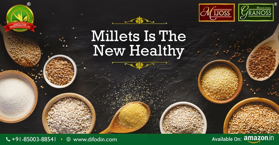dfigranoss's tweet photo. A study by MV Hospital for Diabetes reported that millets can bring down sugar levels in those suffering from Type-2 Diabetes significantly.
In addition to this, millets help in -
- decreasing high blood pressure
- easy digestion
- weight loss https://t.co/zUzqSRsrbu