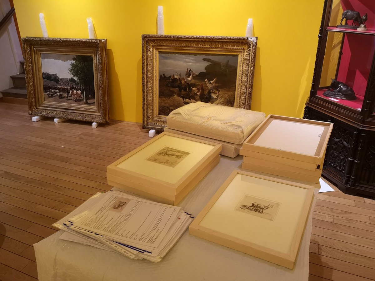 MbaOrleans's tweet photo. 21 œuvres du @MbaOrleans sont en ce moment à #Barbizon pour l'exposition #AnimaldeFerme ! https://t.co/64ZevcoMBt