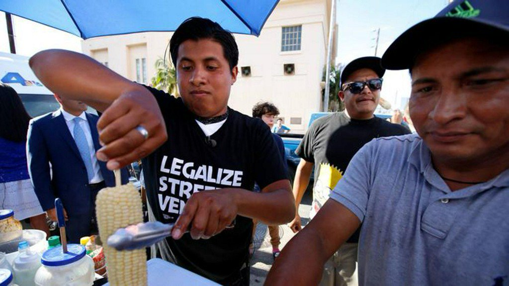 KTLA's tweet image. Gov. Brown Signs Bill Legalizing Street Vending in California bit.ly/2phP6sI