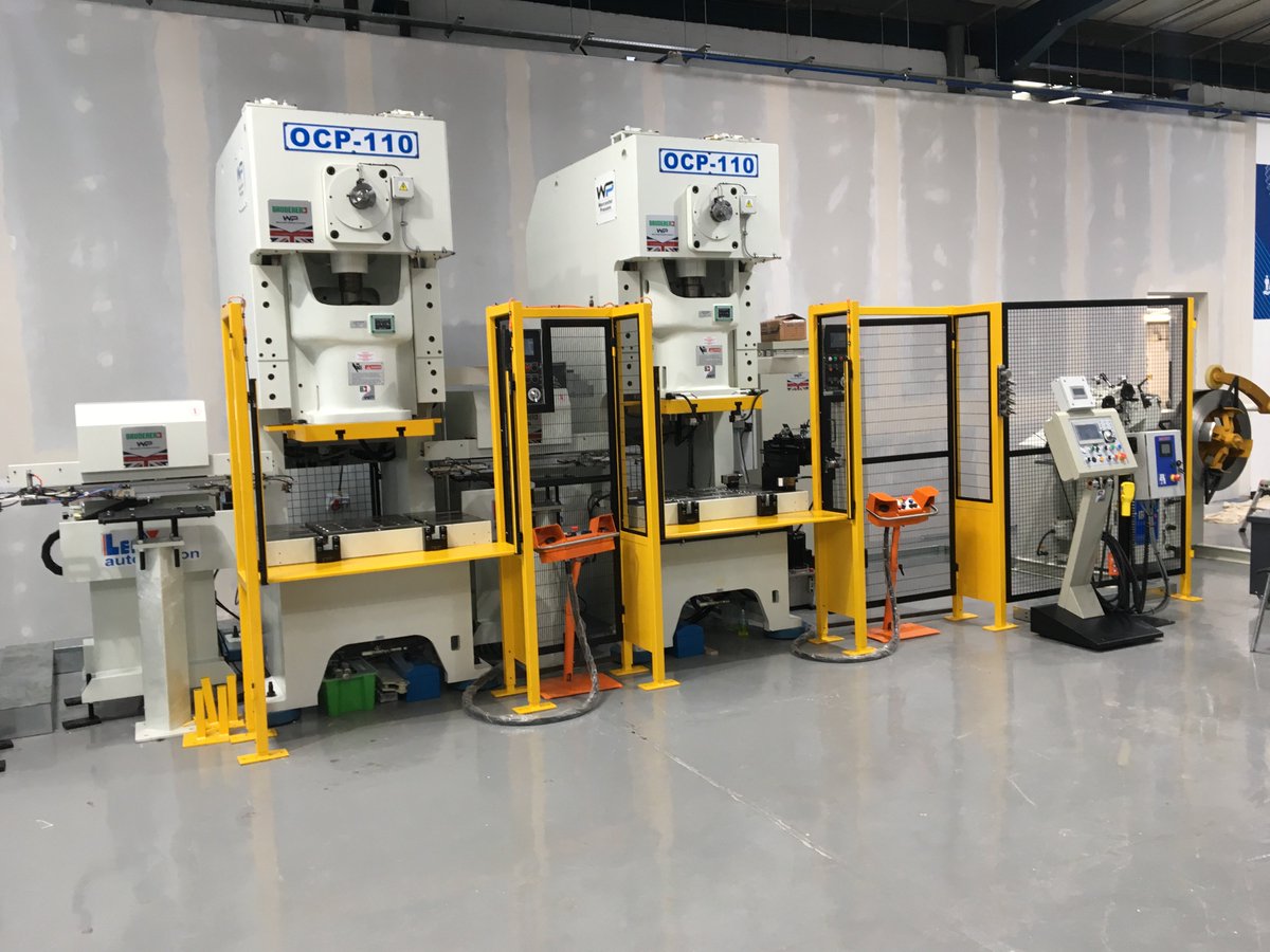 worcesterpress's tweet image. Start of perimeter guard installation: