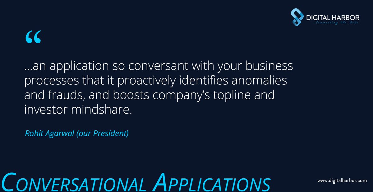 Digital_Harbor's tweet photo. Our President #RohitAgarwal speaks about #DigitalHarborInc's path-breaking history and #pioneering #innovations. Read the full article here: https://t.co/rz9RNMoQTm

#ConversationalApplications #TrulySocial https://t.co/NeypLsVzJR