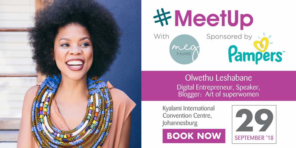 BabyMeetup's tweet image. MC ANNOUNCEMENT - #meetup with #megfaure
We are so excited to announce that Olwethu Leshabane brand strategist,  Entrepreneur and mother of three boys! Sooooo exciting!!

Don't miss out, book your ticket today - R150:
buff.ly/2Nh8IqH

#thebabyshow #babyshow #babymeetup