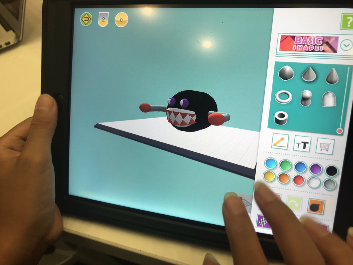 ATorrens84's tweet photo. Yessss! We have found the perfect application for Elementary Students to design and 3D Print on the iPad. Thank you @MakersEmpire!! #SAISrocks #CognitaWay https://t.co/WvkuNrpNsb