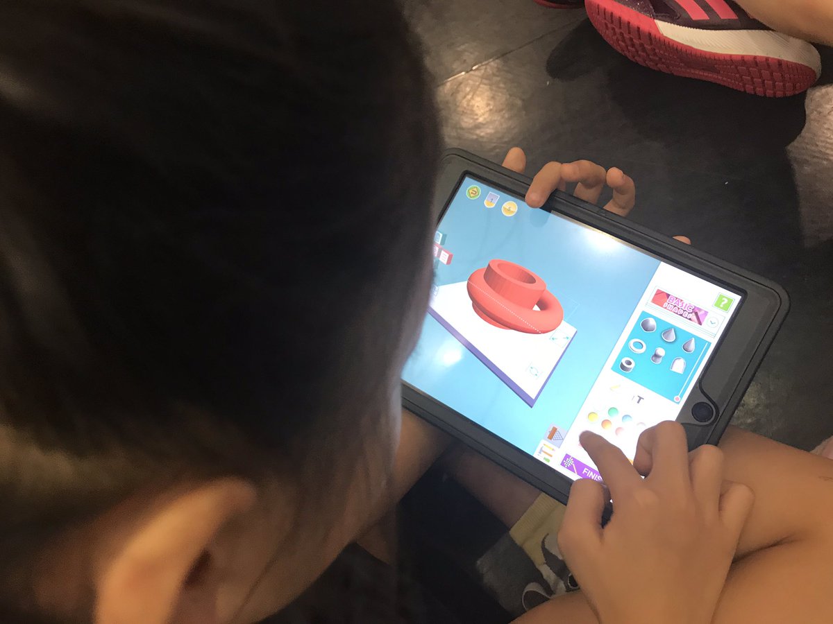 ATorrens84's tweet photo. Yessss! We have found the perfect application for Elementary Students to design and 3D Print on the iPad. Thank you @MakersEmpire!! #SAISrocks #CognitaWay https://t.co/WvkuNrpNsb