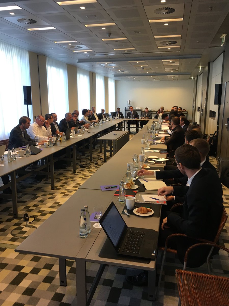 PeterTirschwell's tweet photo. A well attended Port productivity workshop kicking off at the JOC Europe event in Hamburg, led by ⁦@TurlochMooney⁩, sponsored by ⁦@xvelaconnect⁩ https://t.co/CCEci0eWuA