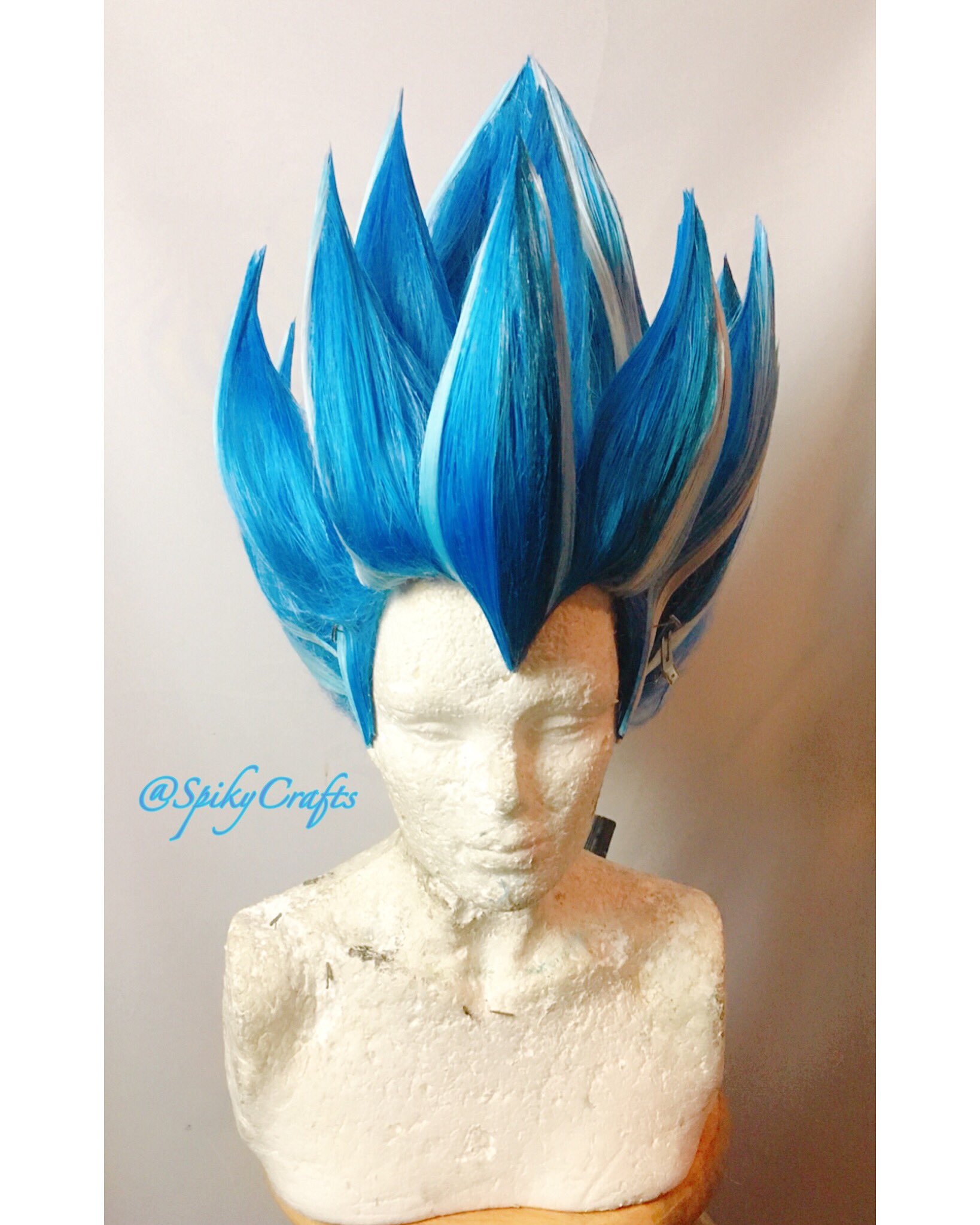 Blue vegeta wig cheap