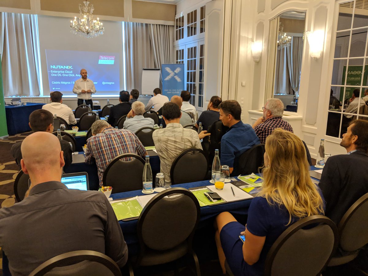 cmegroz's tweet image. @Veeam and @nutanix event with #TelecomSystems at @LausannePalace thanks for coming!