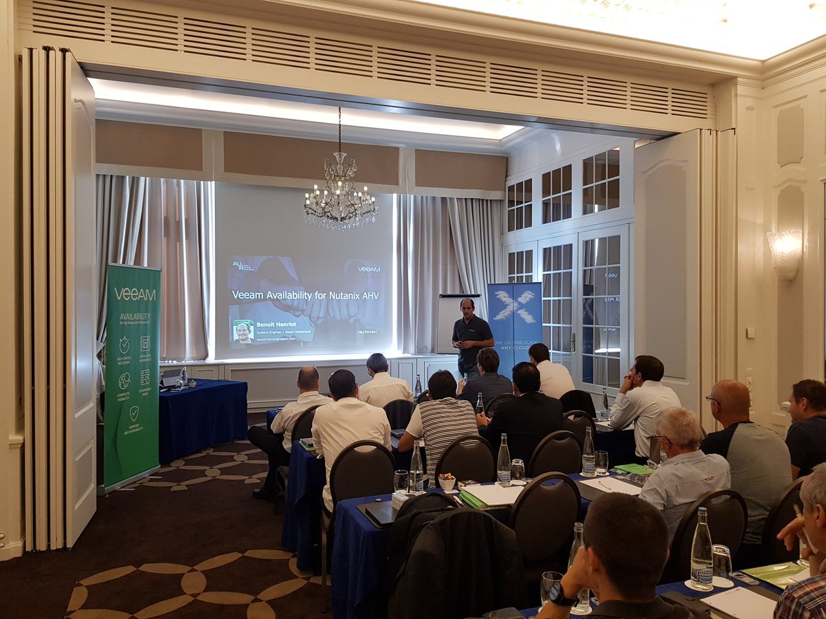 cmegroz's tweet image. @Veeam and @nutanix event with #TelecomSystems at @LausannePalace thanks for coming!