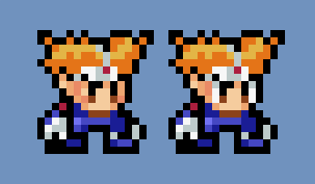 くさもち 新垢できました No Twitter 星のカービィシリーズに登場する ナックルジョー 右はアニメ 版orも ププ版 スマブラでもアシストとして登場する そこでの声優さんはアニメ版と同じ人が担当している ドット絵