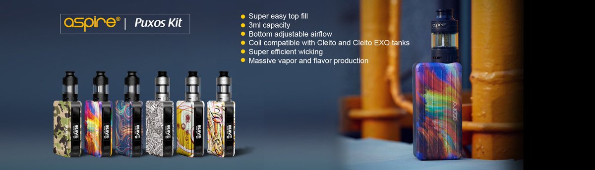 We are loving the Aspire Puxos and so are our customers!!! Buy <a href="/Aspire_UK_Ecig/">Aspire UK</a> in store or online at tankpuffin.co.uk #ukvapeshop
