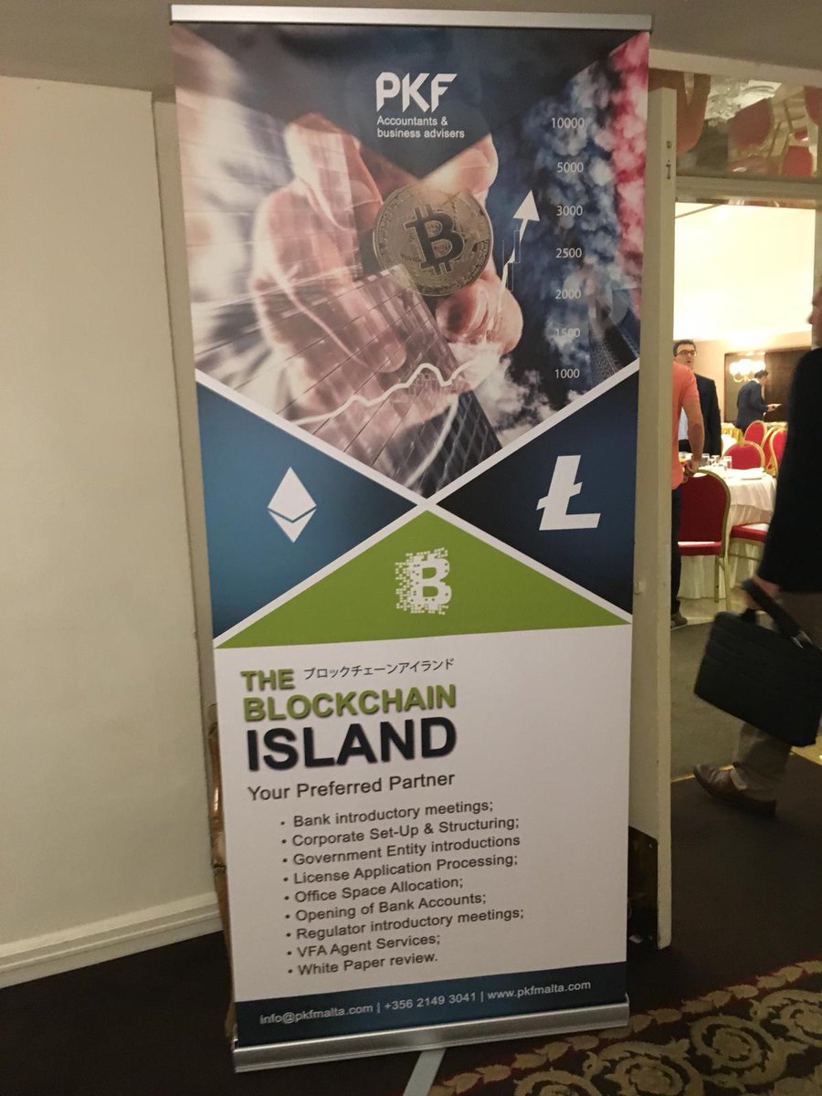 PKFMalta's tweet photo. @PKFMalta is today’s main sponsor of @FinanceMalta ’s #BlockFinance event - Opportunities in Asset Management with Blockchain Malta. #maltablockchainisland https://t.co/ecSjwi47B6