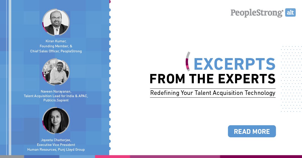 One Expert Panel. Numerous Insights. Here's a roundup of thoughts on the Whats and Hows of upping your game to keep pace with the advances in talent acquisition technology. Read more - bit.ly/2MFnPcF
#HRTechThatMatters #HRTech #recruitmenttechnology