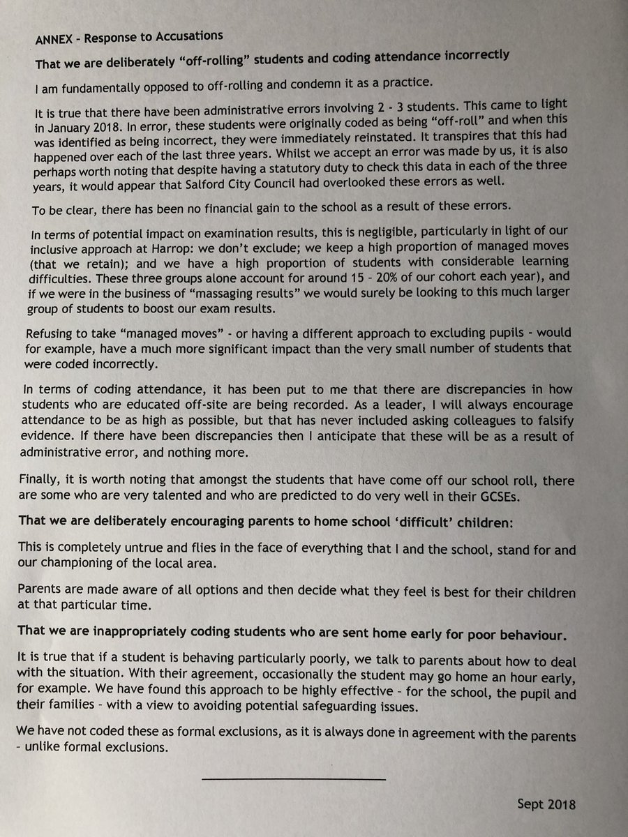 The time has arrived where I can no longer sit quietly under the threat of ‘you cannot comment or you will breach your code of conduct’ 
I’m speaking up for myself but also all the leaders who have been in touch to say the same happened to them #TakeAStand 
 Please share everyone