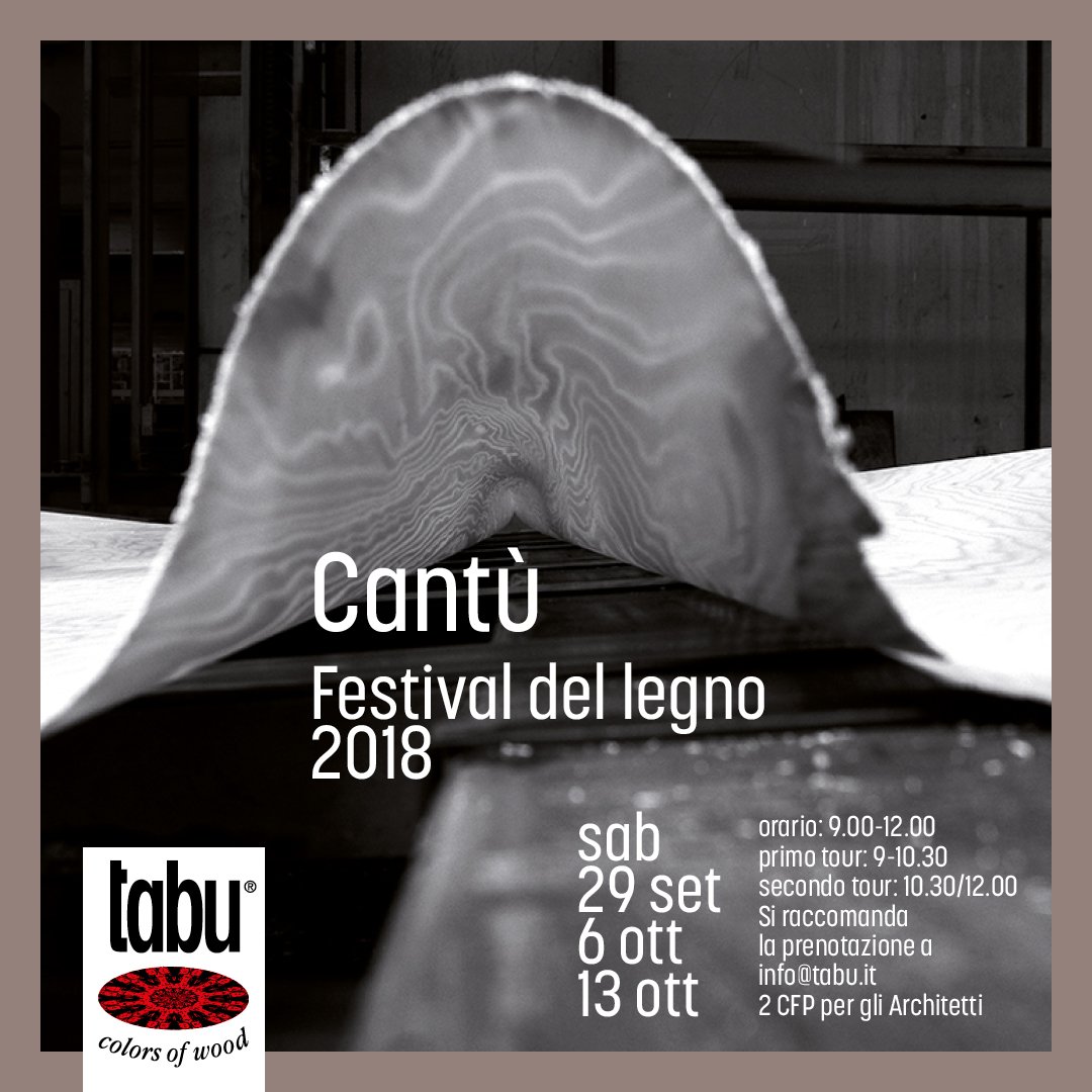 Open Day in TABU on the occasion of the Wood Festival.
give yourself a nice experience!