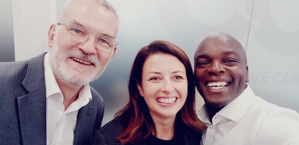 Conservative London Mayoral hopefuls Andrew Boff, Joy Morrissey and Shaun Bailey.