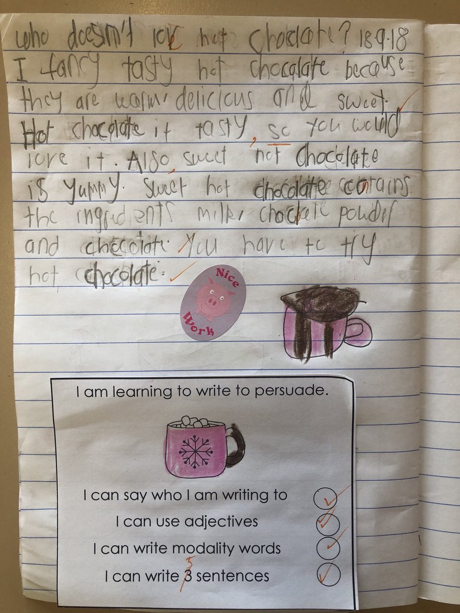Proud teaching moments! 
Year 1 students producing persuasive writing of this amazing standard! #HPSrocks <a href="/JoDooner/">Jo-Anne</a> <a href="/DefalcoKaren/">Karen DeFalco</a>