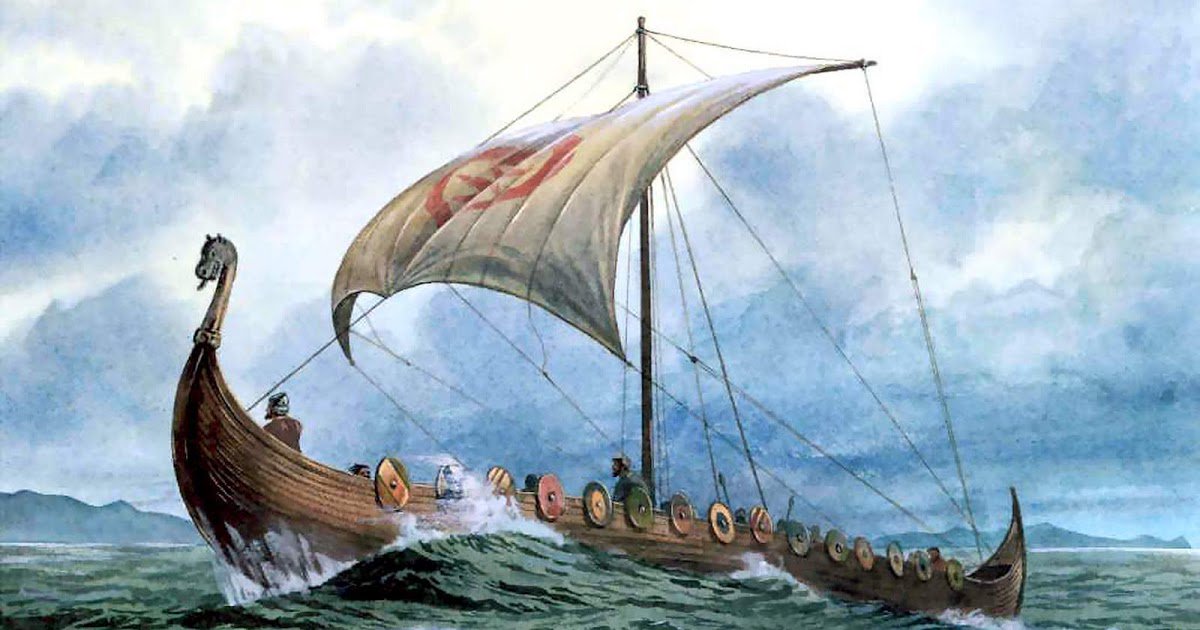 EPaganism's tweet photo. Depiction of a characteristic #Viking vessel, used by the sea faring peoples of Germanic Northern Europe. #VikingPosting https://t.co/7EOdtBQqxA