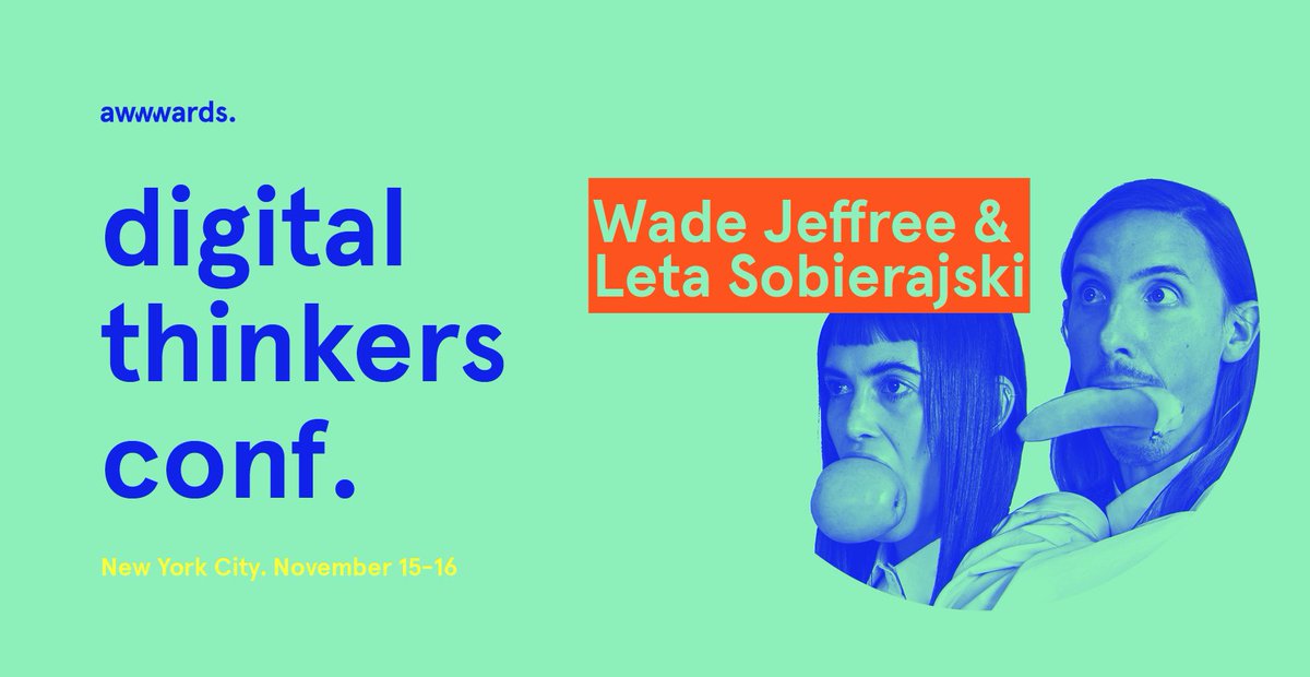 Awwwards Digital Thinkers Conference On Twitter Creative Companionship Letasobierajski Wadejeffree Join Our Nyc Conference In November To Talk About Living Working Together Their Studio Which Combines Traditional Graphic Awwwards Digital Thinkers Conference On Twitter Creative Companionship Letasobierajski Wadejeffree Join Our Nyc Conference In November To Talk About Living Working Together Their Studio Which Combines Traditional Graphic