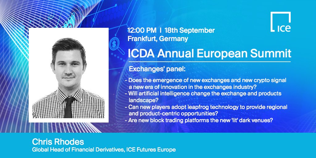 A new era of innovation in the exchanges industry? Hear Chris Rhodes perspective at <a href="/incodaorg/">ICDA</a> #ICDA