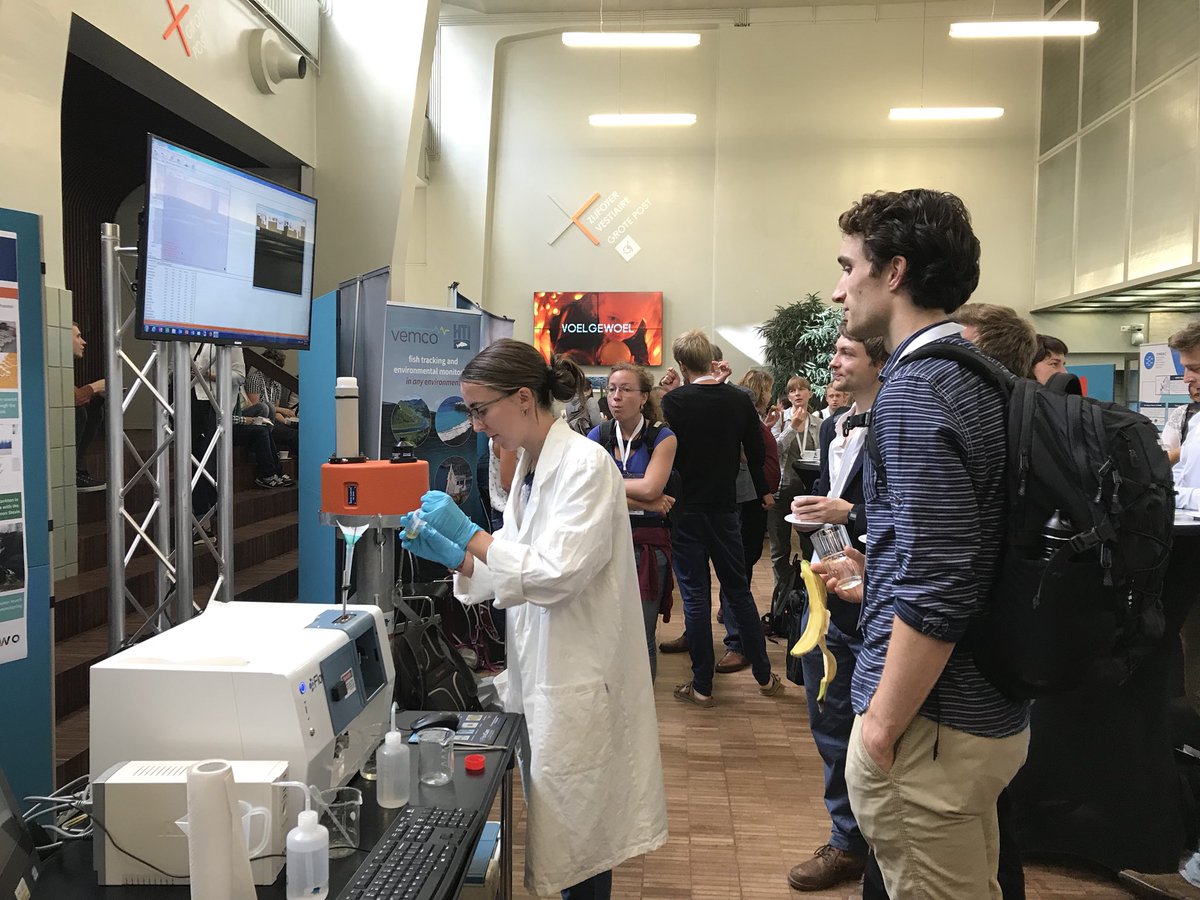 Today during coffee breaks at #EMBS53 : live demonstration of the FlowCAM for phytoplankton research