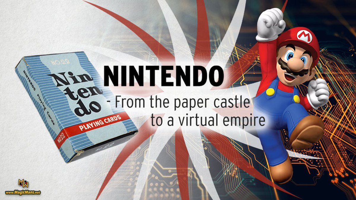 MagicMans_net's tweet photo. #Nintendo is a true myth on its own: indeed, "the Big N" already belongs to popular culture, with an impressive empire in #videogame industry.
🎮👾📈

Yet, did you know #Kyoto's giant was built on the grounds of paper &amp; cardboard?
🀄⛩🎌 

https://t.co/pLFvLZdISa

#Gaming #Cards https://t.co/cswm15Dkd4