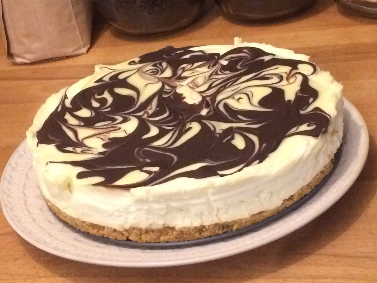 willowswhitby's tweet photo. We’ve got Marbled Chocolate Cheesecake available today - and of course it’s homemade. @WhitbyHour @whitbywonderful https://t.co/XZgMUwlXSw
