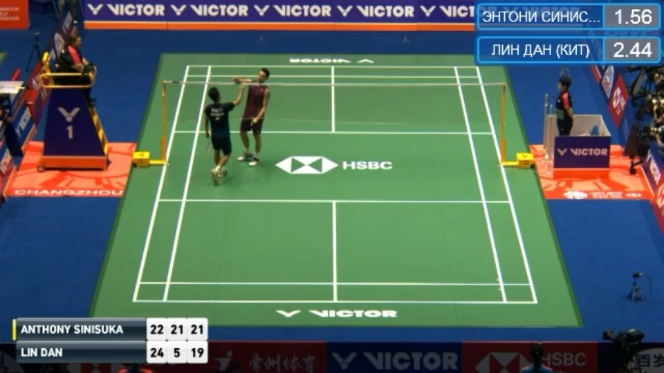 Anthony Ginting kalahkan Lin Dan