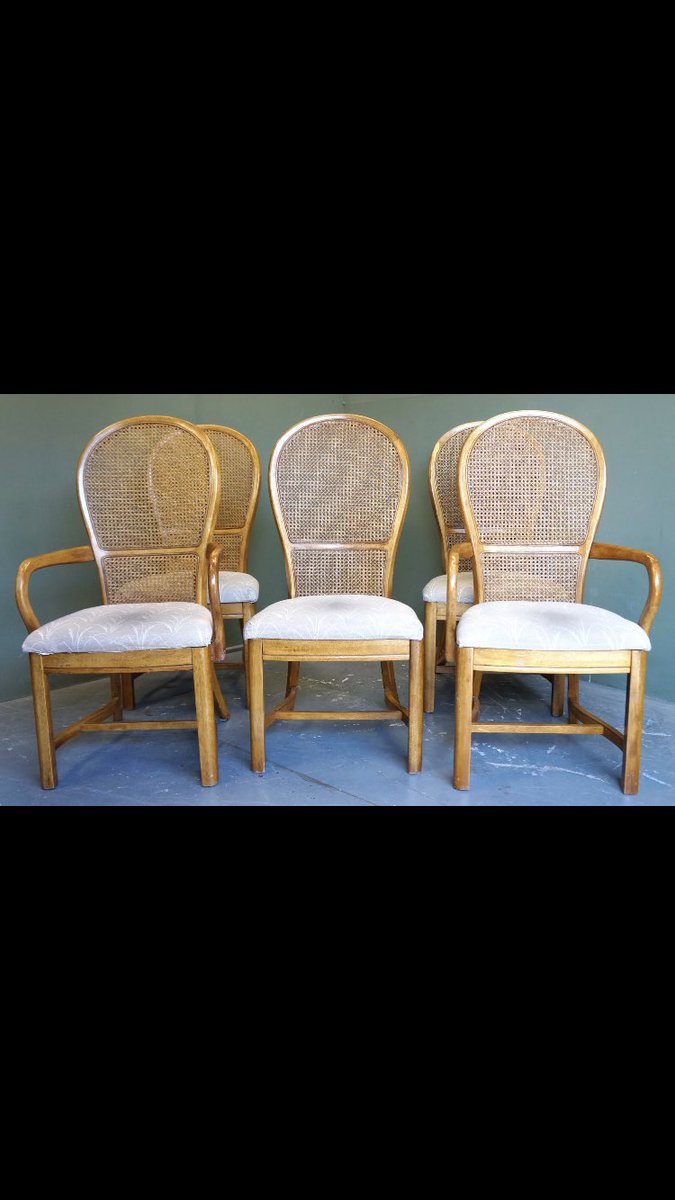 Smt Antiques On Twitter Art Deco Style Set Of Five Bergere