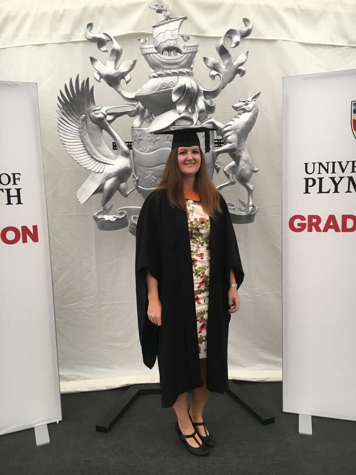 Terri371's tweet photo. #PlymGrad @PlyUni congratulations sis on graduating with honours...very proud of you 💕💕 https://t.co/cG9gHMOVu9