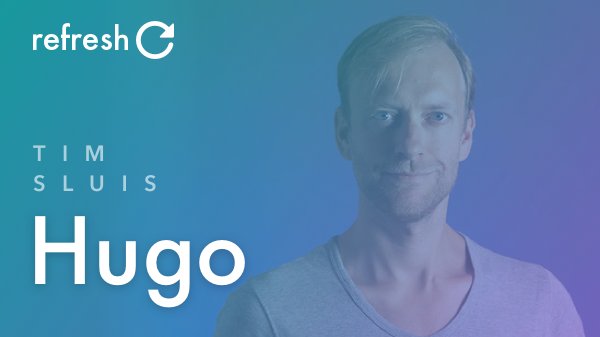 Volgende week praat <a href="/TimSluis/">Tim Sluis</a> over de populaire Static Site Generator @gohugoio tijdens Refresh bij <a href="/depijpgroningen/">DePijpGroningen</a>. Er bij zijn? Meld je aan op: meetup.com/refresh-gronin…
