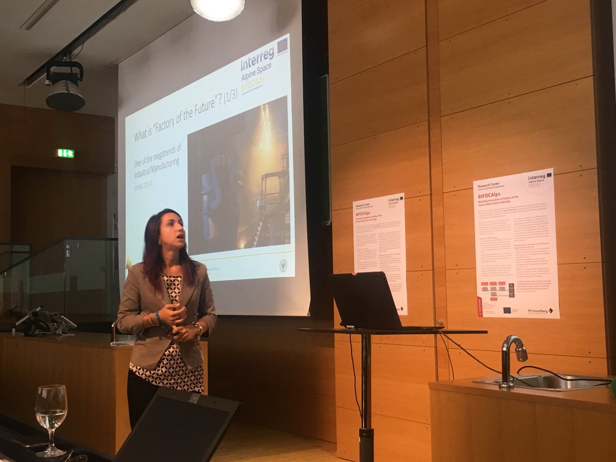 MaxBertetti's tweet photo. DPIA is presenting the results of WP1 at ⁦@bifocalps⁩ Final conference in #Dornbirn at FHV ⁦@PoloTecPn⁩ https://t.co/b55EI8pDsN