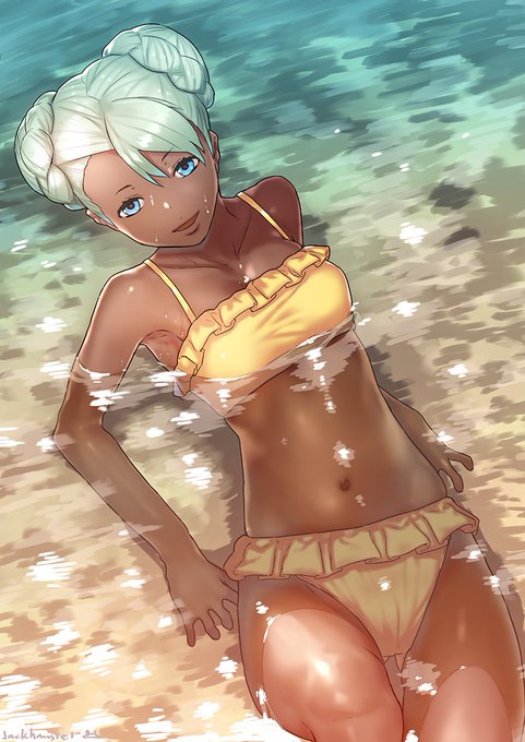 褐色絵は何度でもアップする 