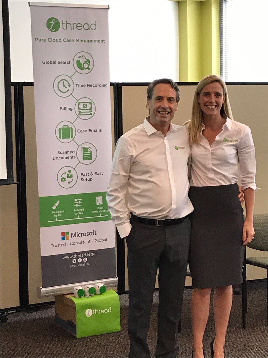 threadlegal's tweet photo. We can't believe it's been a year since #ThreadLegal launched in @Microsoft Charlotte, North Carolina. What a year it's been since then! #LegalTech #CaseManagement https://t.co/4HMAugiO18