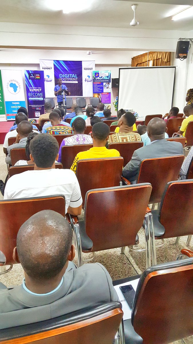 knowledgeAFR's tweet photo. Highlight of #DLA2.0 Accra Ghana Edition was a huge Success. 

Thanks to our Speakers, Partners and Participants.

#DigitalliteracyAfrica
#DigitalFootprint https://t.co/A6sViZ9RZm