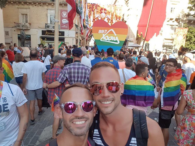 1 pic. Malta Gay Pride 2018 https://t.co/4yL1tYrece