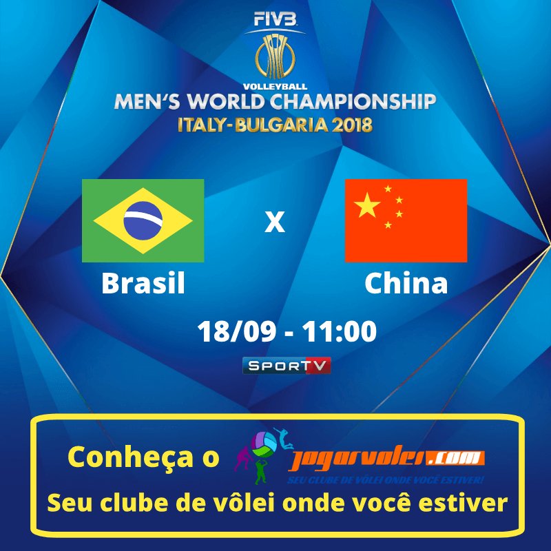 jogarvolei's tweet photo. Hoje vamos fechar a 1a fase contra a China, será que vamos ter dificuldade?
Jogo um pouco mais cedo, não vá perder!
🇧🇷🏐💪

#Volei #Voleibol #AmoVolei #CBV #FIVB #Volley #Volleyball #FIVBMensWCH #VolleyballWCHs #beachvolley #beachvolleyball #voleidepraia #voleideareia https://t.co/rYuGWmVBYt