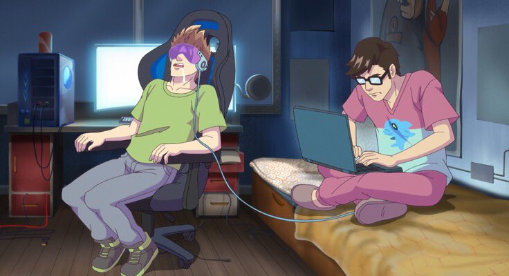 sitgesfestival's tweet image. El popular youtuber @Rubiu5 assistirà a #Sitges2018 el proper 7 d’octubre per presentar #VirtualHeroLaSerie. Basada en els còmics publicats el 2015 que endinsen l’espectador en el món dels videojocs. @MovistarPlus