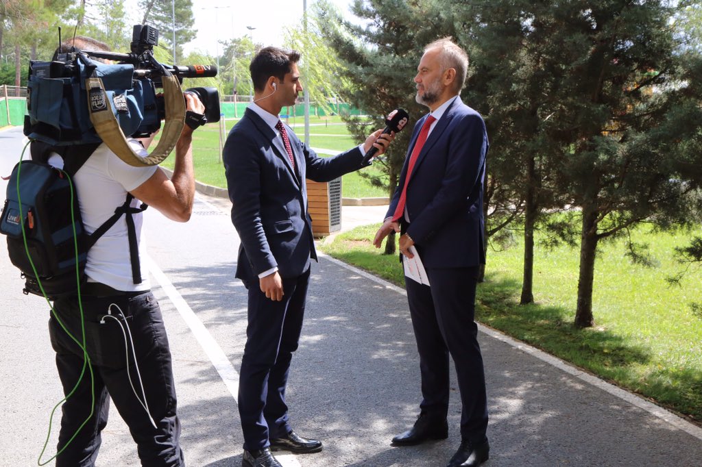 Şehit Üsteğmen Arif Kalafat Doğa Parkımızdan A Haber Tv de canlı yayın konuğuyuz.