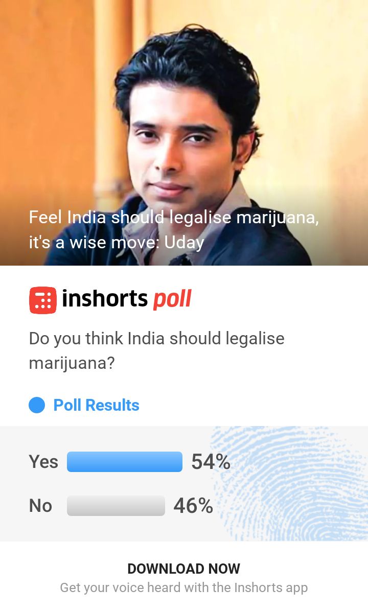 More than 50% people feel #Marijuana should be legalised in India. What's your take on this? #marijuananews