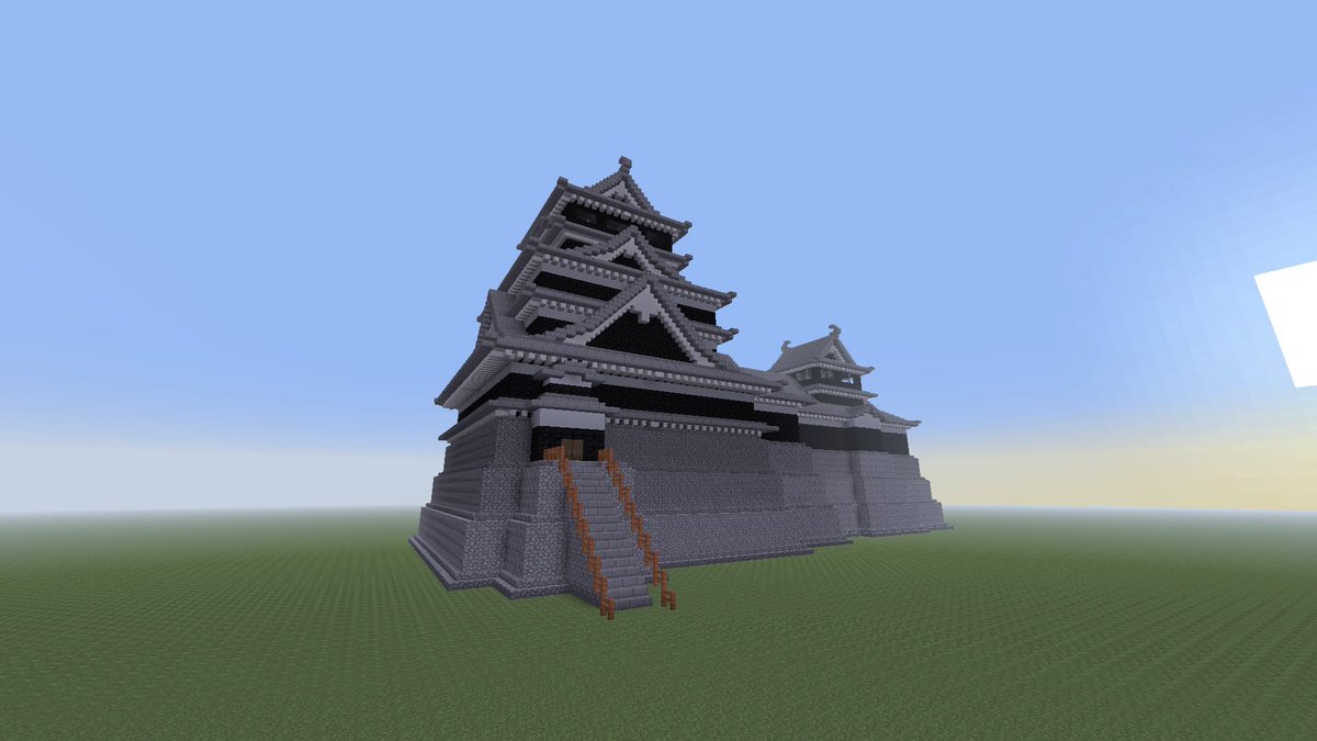 ホルびん على تويتر 熊本城作りました Minecraft マインクラフト マイクラ マイクラ和風建築 Minecraft建築コミュ 熊本城