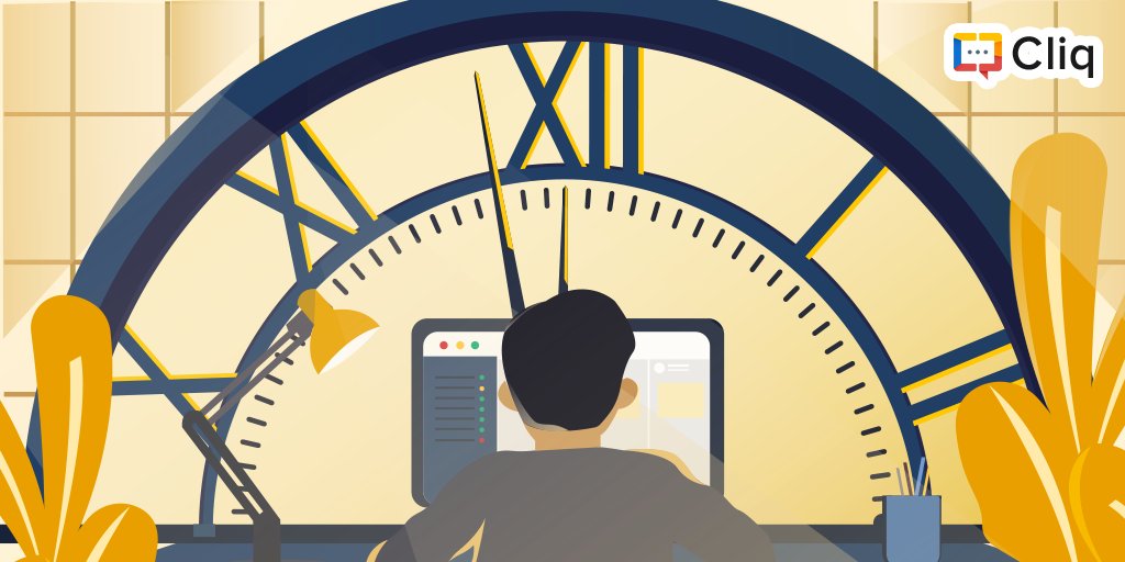 Zoho's tweet image. Wondering how you can use Cliq to boost your remote working potential? Here’s how: zoho.to/2OyM3Hs #remotework #zohocliq