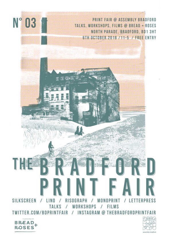 bdprintfair's tweet image. The Bradford Print Fair 2018 poster people! We are so excited for this year’s fair, we’ve got a brilliant group of printmakers lined up for you 🎉 see you there! 🎪🎪🎪