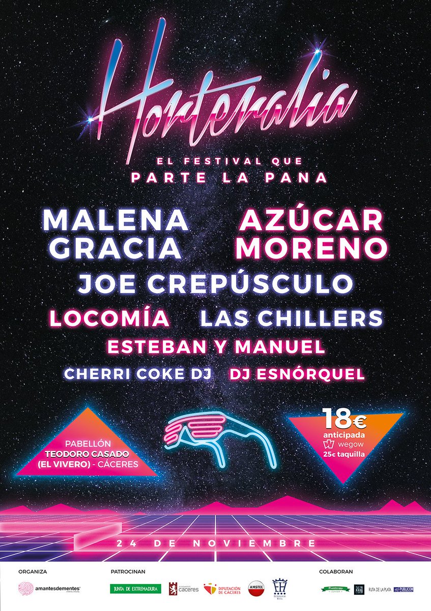 Y la noticia del día es... Se ha desvelado la fórmula de la coca cola... Podría ser, pero el cartel completo de @horteralia va a ser trendingtopisss mundial! Sois conscientes de la que se avecina, vecina? Me las quitan de las manos oiga! #Horteralia2018