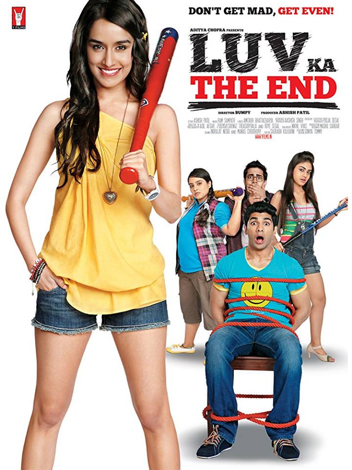 فيلم (Luv Ka the End (2011
التقييم 4.9/10 كوميدي
بطولة شرادها كابور وطه شاه

3:30م بتوقيت مصر
4:30م بتوقيت السعودية على MBC BOLLYWOOD

ريا فتاة مثالية تعيش قصة حب مع أغنى وأشهر شاب في الجامعة. تكتشف عشية عيد ميلادها الثامن عشر بأنها انخدعت به فتقرر الانتقام منه.