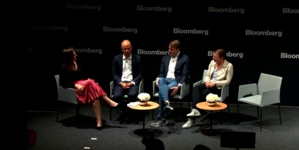 NoorAlAli's tweet photo. Had a great @BloombergLive #inventingthefuture panel on smart contracts and how regulation may impact technology developments as we go. @IDAIRELAND https://t.co/9uBQByif1x