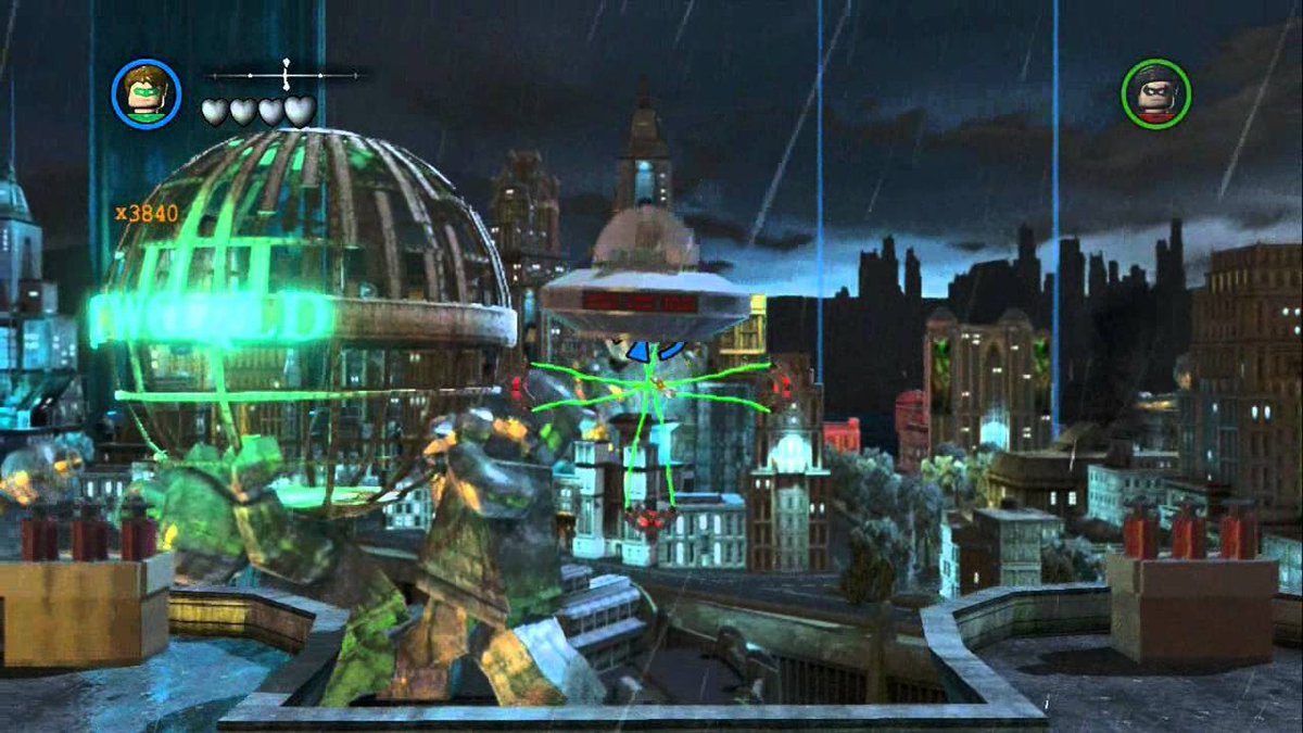 JonathanRobertN's tweet photo. I really liked the world design of the Gotham open-world in Batman: Arkham City and the LEGO Batman Games (yes, I'm serious). This sort of neo-noir theme would work very nicely if they made another Batman game. https://t.co/AJifwgMutc