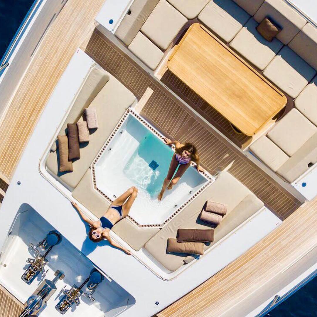 Time to relax on the aptly named NAMASTE, a 42m Tamsen Yacht. #tamsenyachts #yachtbuyer #findyourdream #luxuryyacht #superyacht #luxury #yacht #yachtlife #yachtlifestyle #yachts #yachtsforsale #topyacht #newyachts